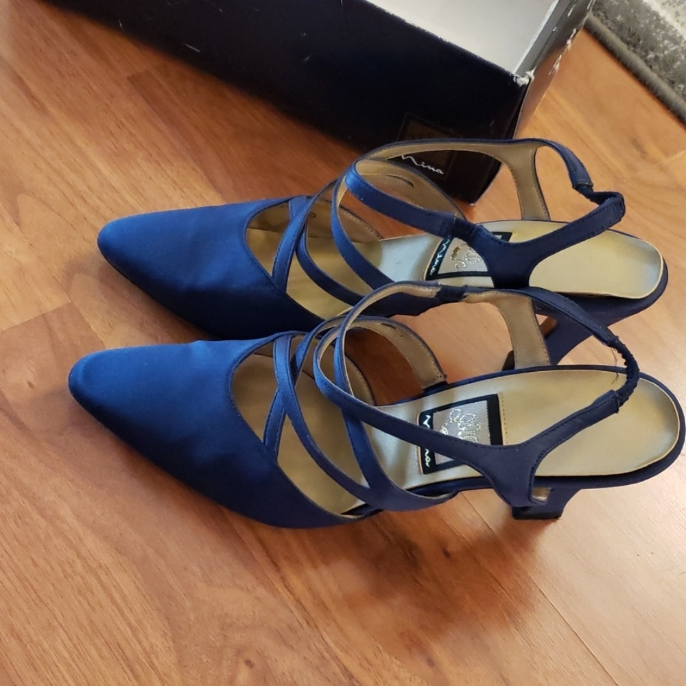 Nina Silk Heels
